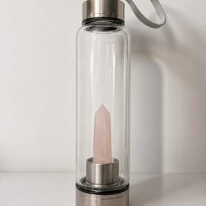 Sacred Crystal Bottle – Mindful Living & Intentional Hydration